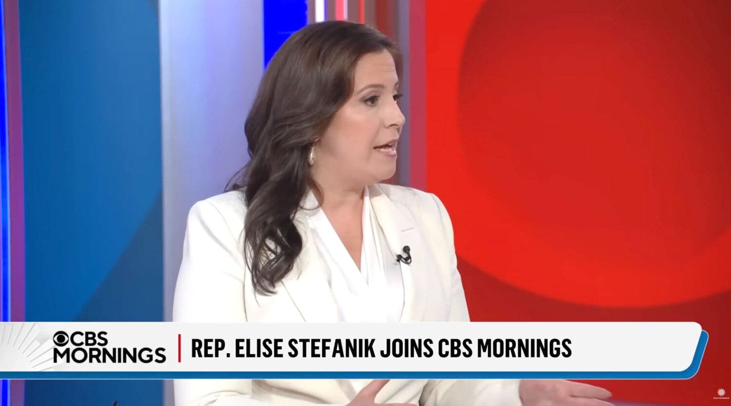 Stefanik defends Trump's approach to Iran War in CBS Mornings interview