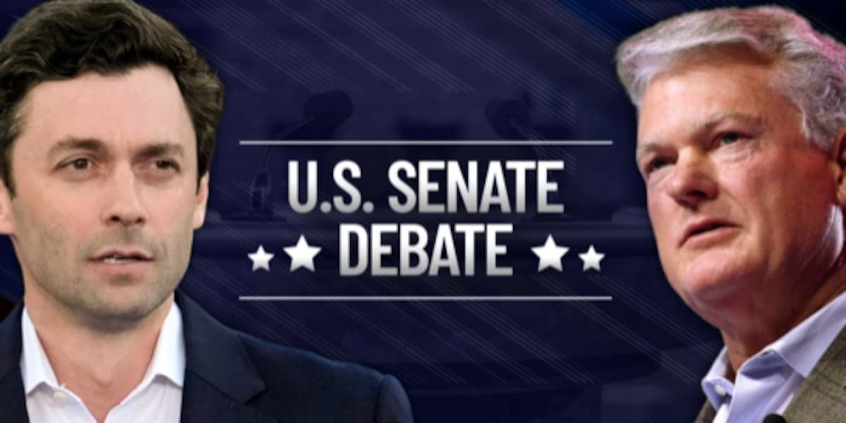 Control of U.S. Senate on the line: What to watch as Ossoff, Collins debate Thursday - Atlanta News First