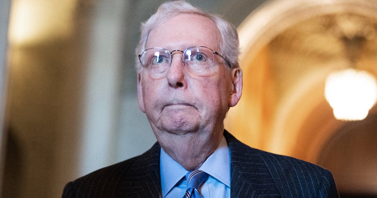 Ailing Mitch McConnell, 83, Hospitalized