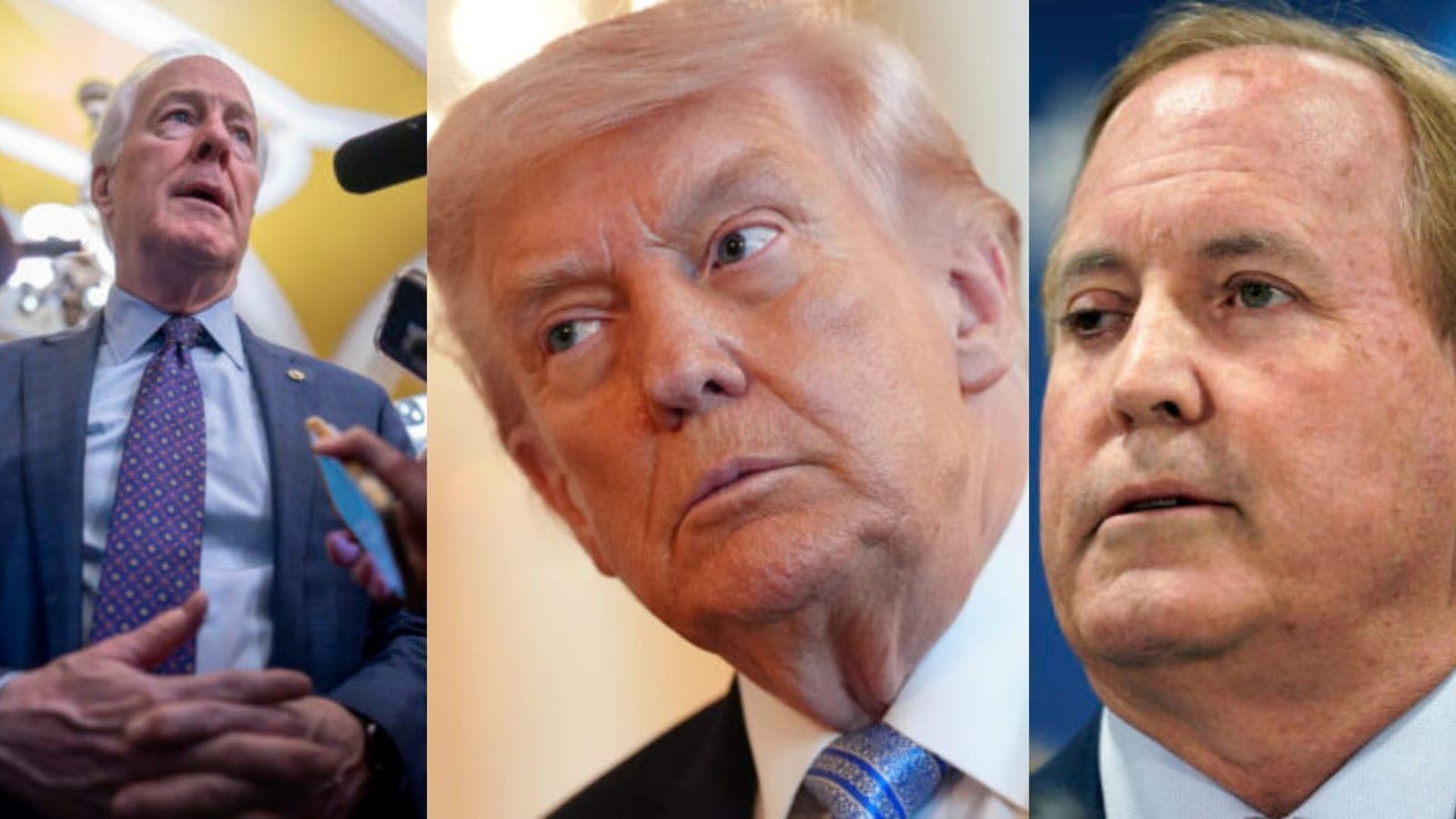 Trump-Backed Ken Paxton Steamrolls Cornyn in Senate Race