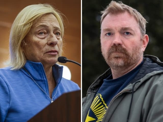 Maine Gov. Janet Mills Suspends Senate Campaign, Handing Dem Nomination to Graham 'Nazi Tattoo' Platner
