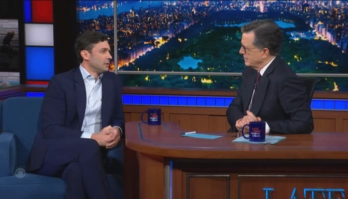 So Much For Being Censored: Colbert And Ossoff Campaign Ahead Of Midterms