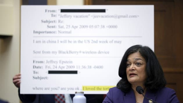 Democratic Rep. Pramila Jayapal accuses DOJ of 'spying' on her search history from unredacted Epstein files review – KTBB News, Weather, Talk