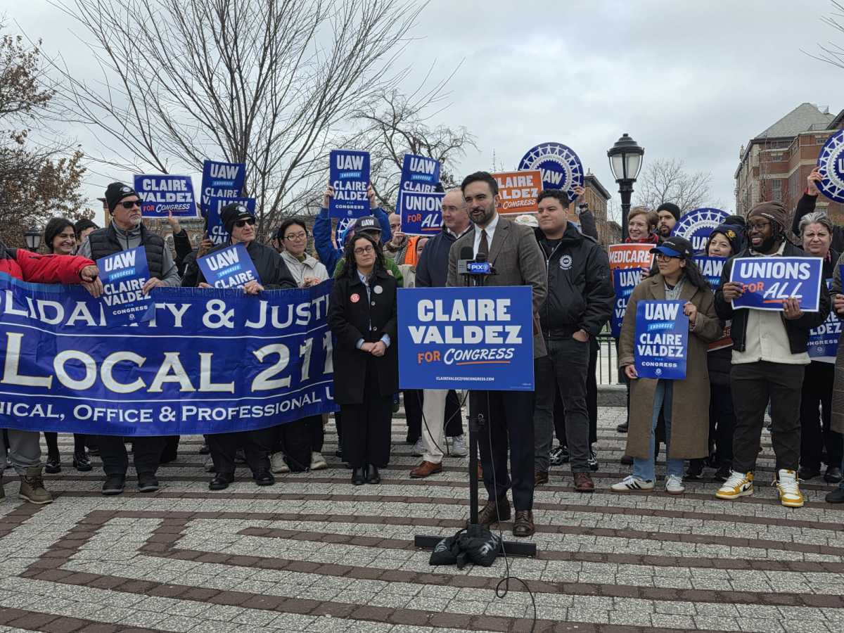Mamdani, UAW endorse AM Claire Valdez for NY-7 Congressional seat