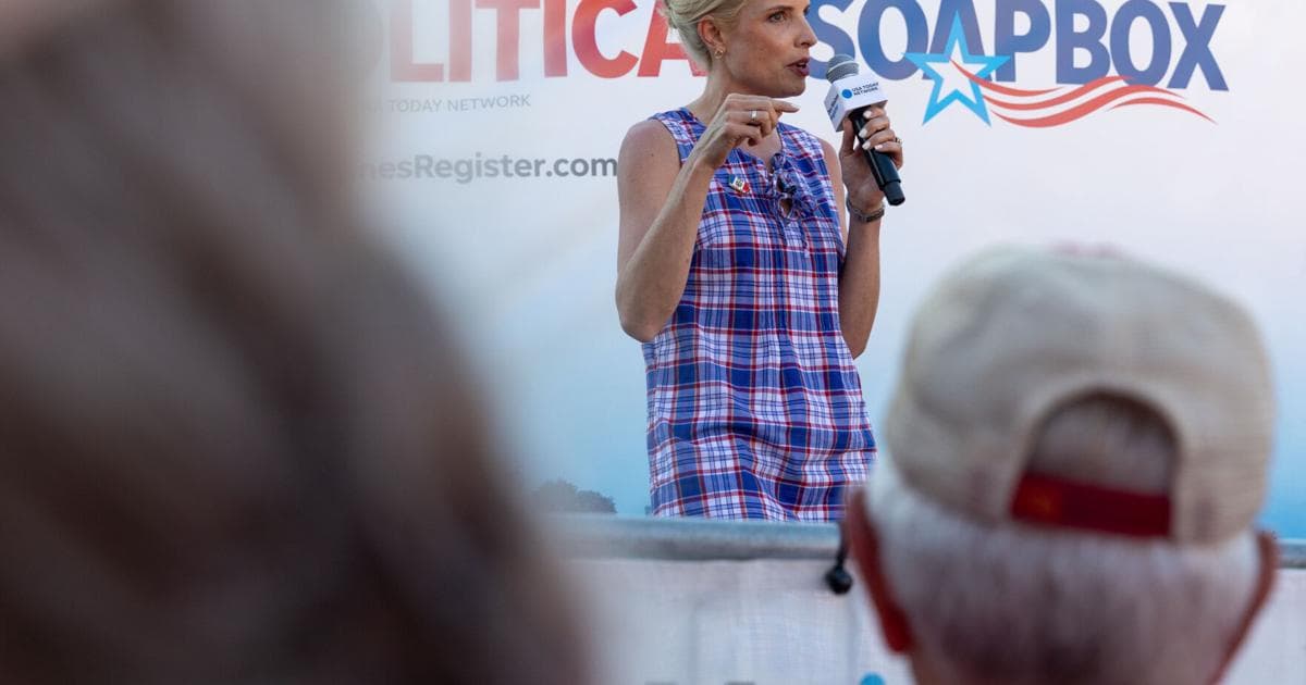 Hinson touts record, targets Josh Turek at Iowa State Fair | Iowa Campaigns and Elections