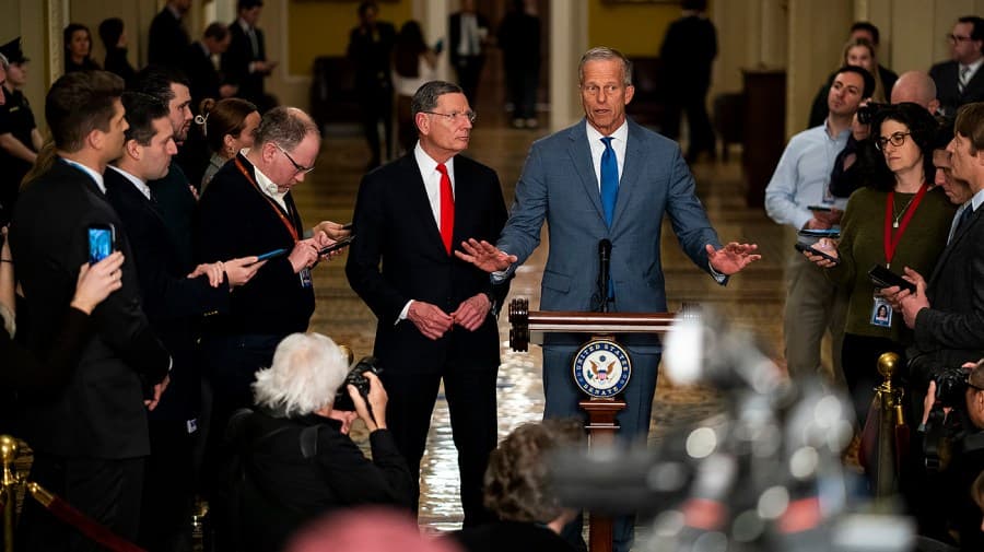 Trump adds pressure on Thune to pass voting bill despite 'talking filibuster' misgivings