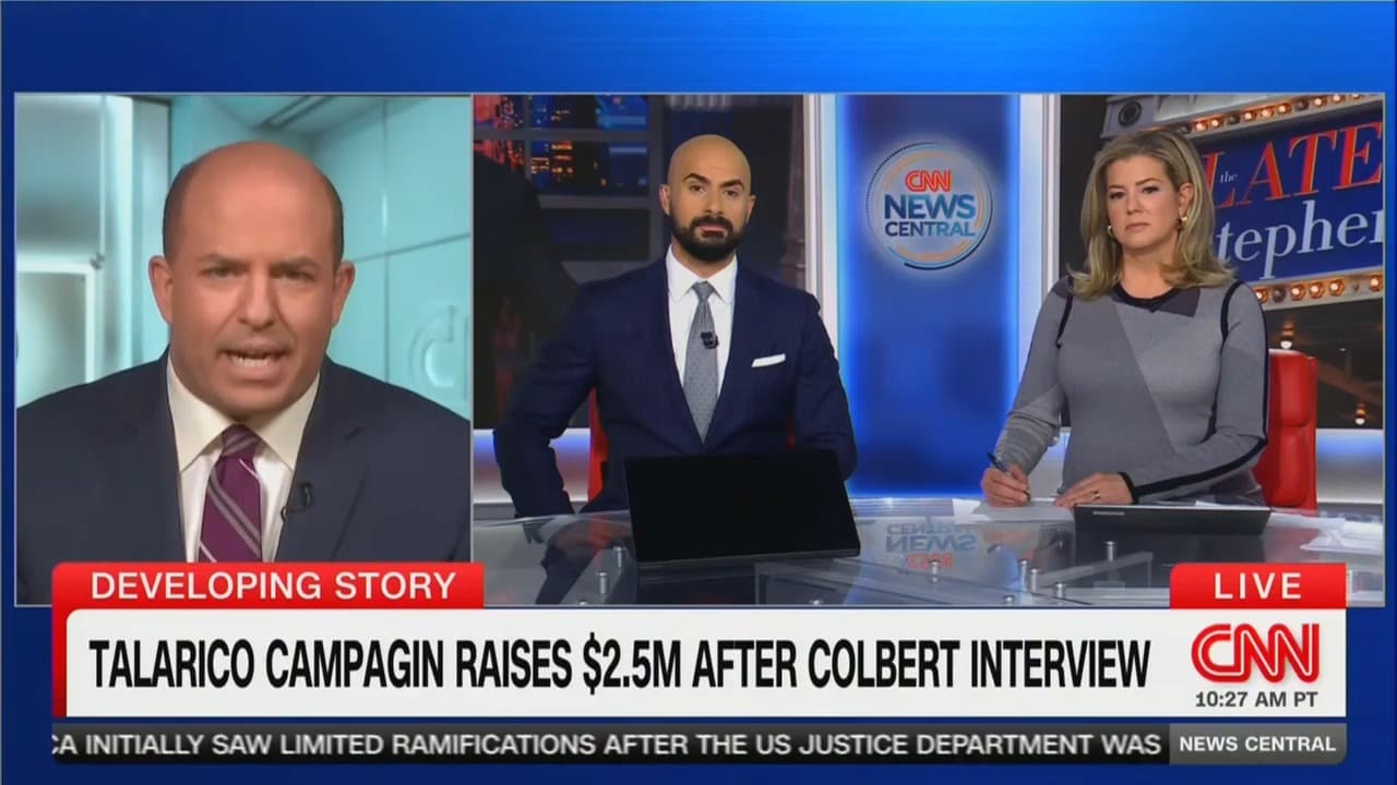 CNN's Brian Stelter Kills Talarico's Claim FCC 'Banned' Him