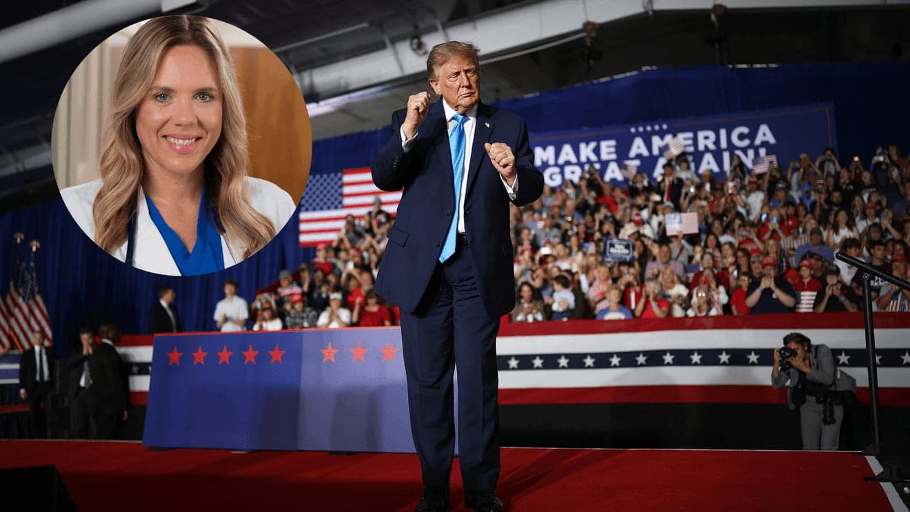 President Trump attacks Democrat Annie Andrews using anti-trans slur