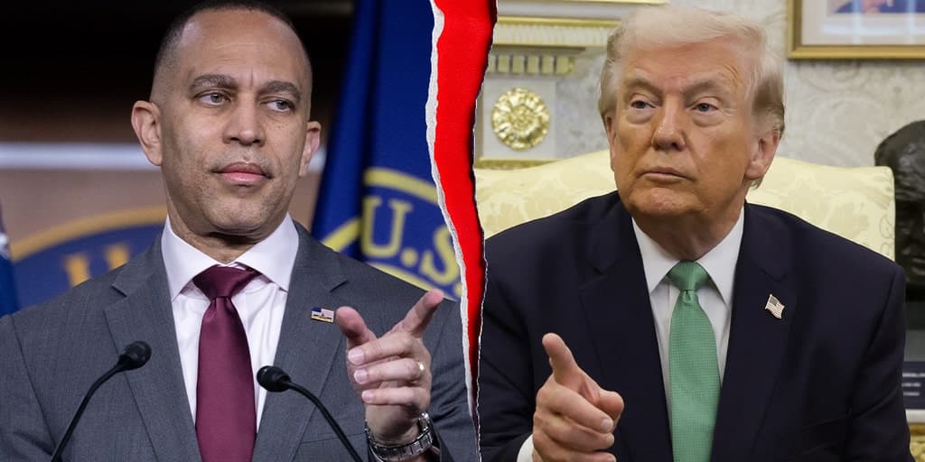Jeffries demands Trump keep his 'reckless mouth shut' after Democratic Party attack