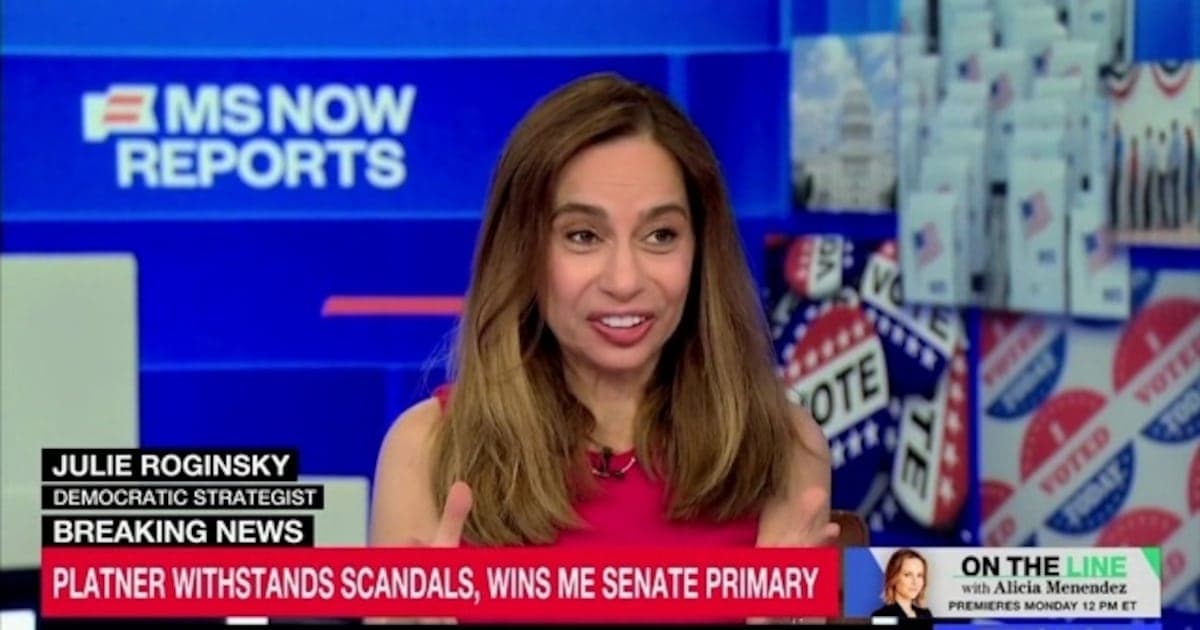Trump Humiliated as MS NOW Guest Julie Roginsky Bursts Out Laughing at His Graham Platner Trash Talk