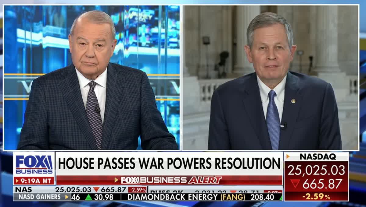 Sen. Daines: Having Dinner With JD Vance Is Enough Oversight On Iran War