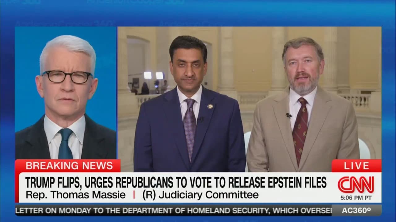 Thomas Massie Roasts Trump for Flipping on Epstein Vote