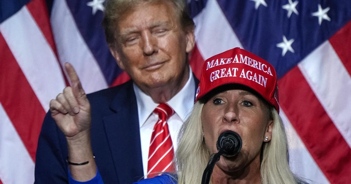 Commentary: Marjorie Taylor Greene or Trump: Who gets MAGA in the divorce?