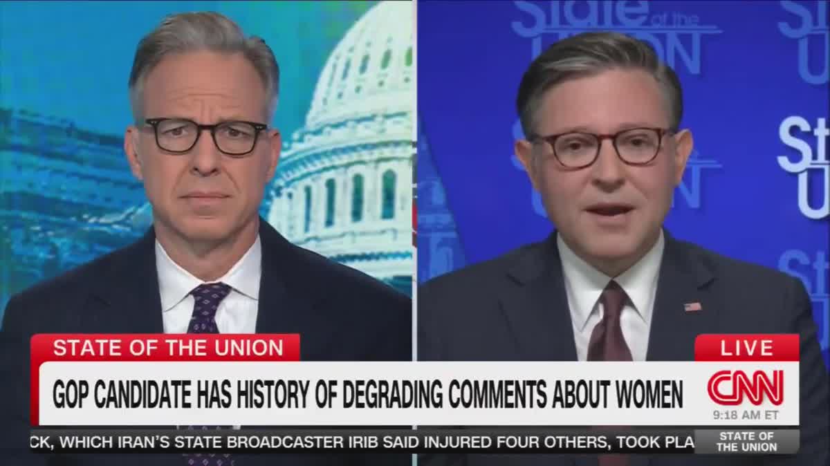 Speaker Johnson Supports Nazi Loving Misogynist Herrera: He's A 'Commonsense Republican'