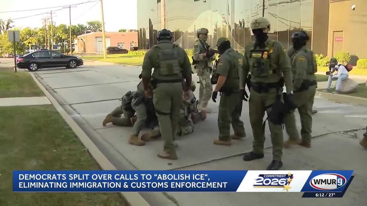 Democratic Senate candidates in NH split over calls to abolish ICE