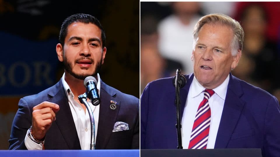 Abdul El-Sayed's Republican opponent directly pitches Democrats, hoping to capitalize after divisive primary