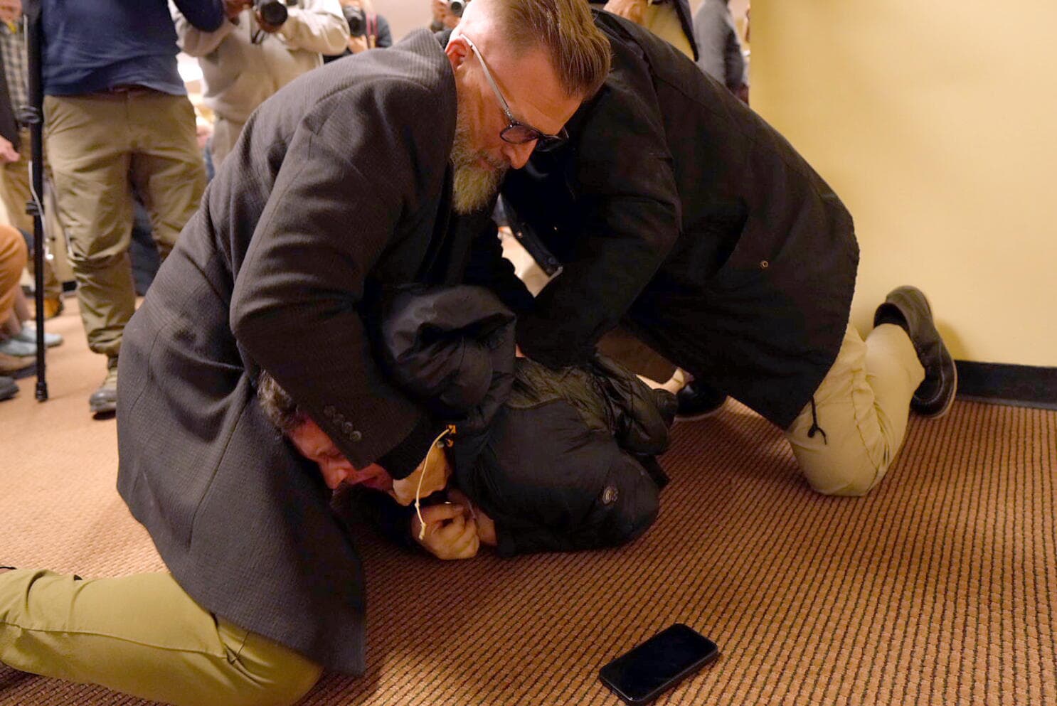Man who squirted vinegar on Omar charged with assault and intimidation