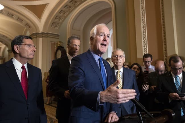 Sen. Cornyn's Airport Lunch Stop Turns to Chaos After Democrat Lawmaker Ambushes Him
