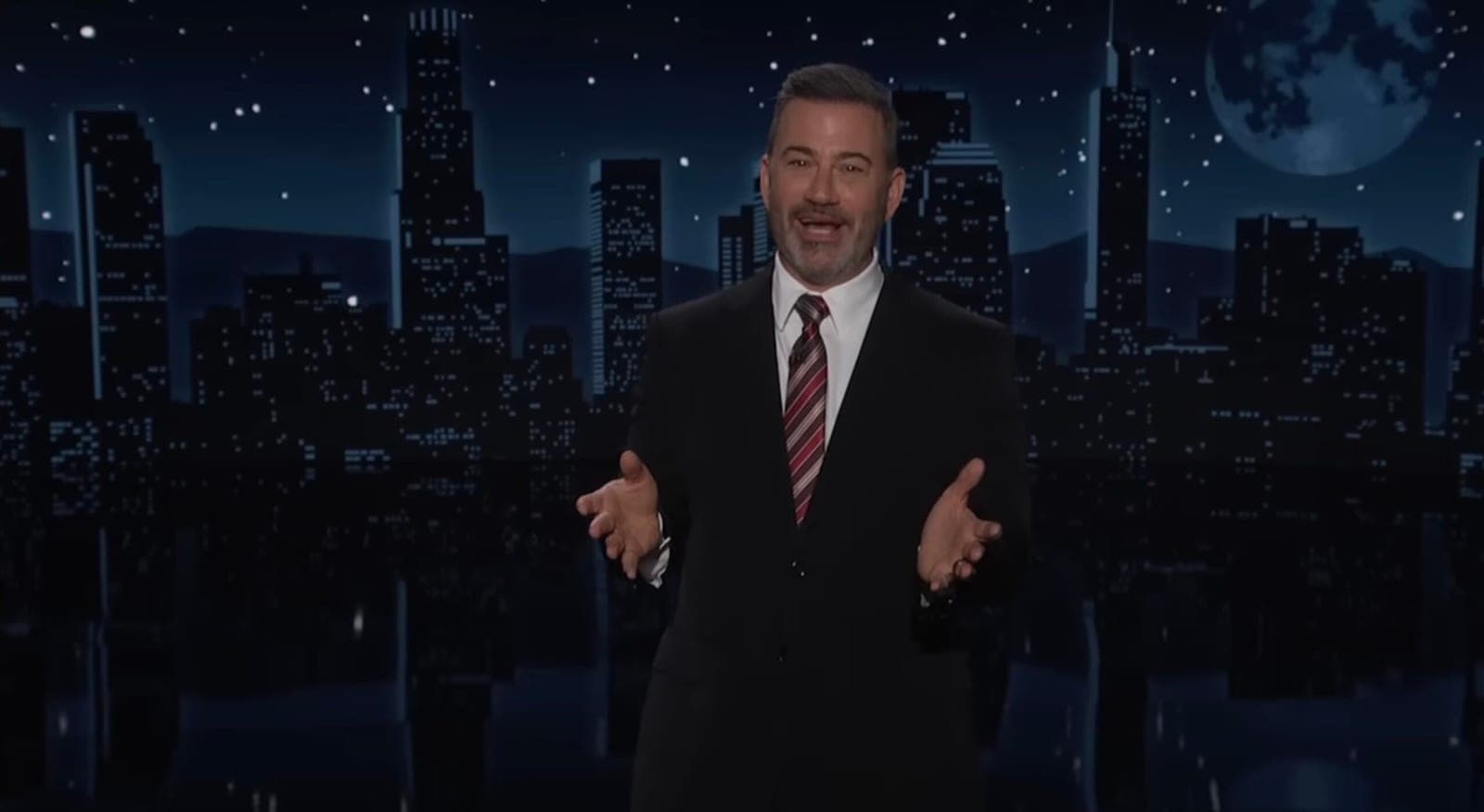 Jimmy Kimmel Pops Up to Parody Mitch McConnell Photo