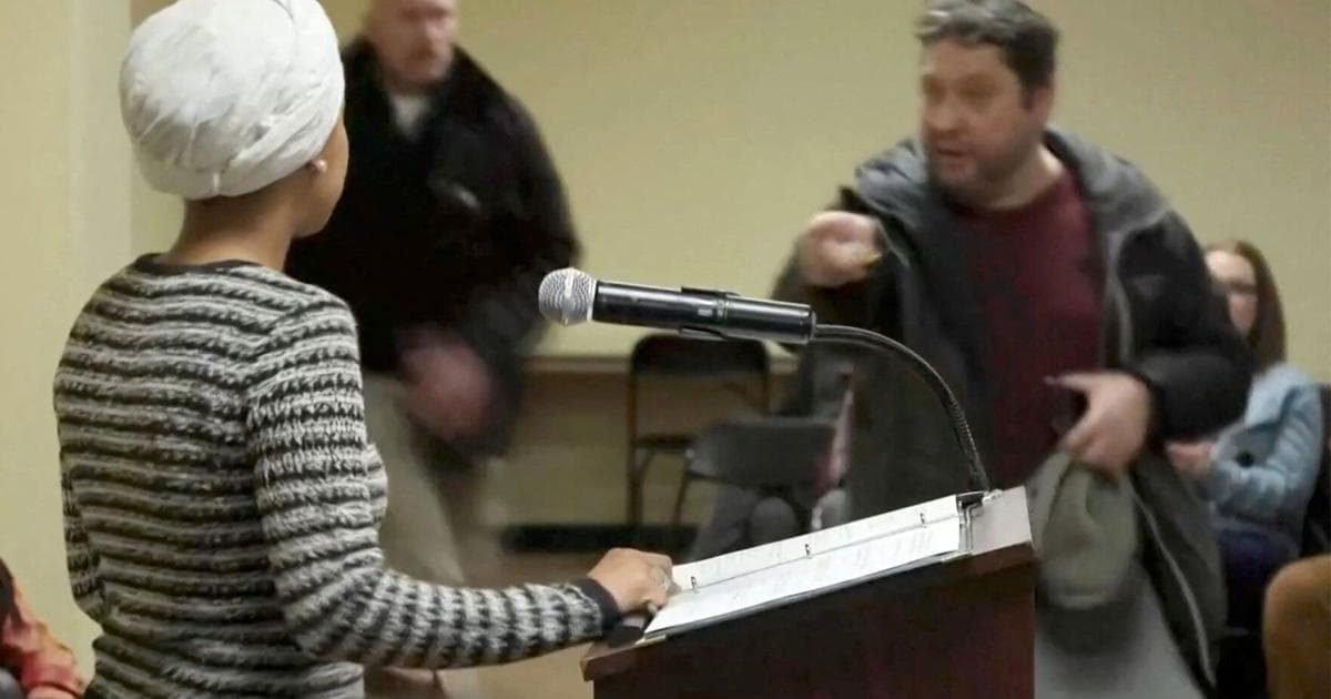 Ilhan Omar attacked at town hall, condemns 'terrorizing' immigration push and criticism from GOP | Nation & World News