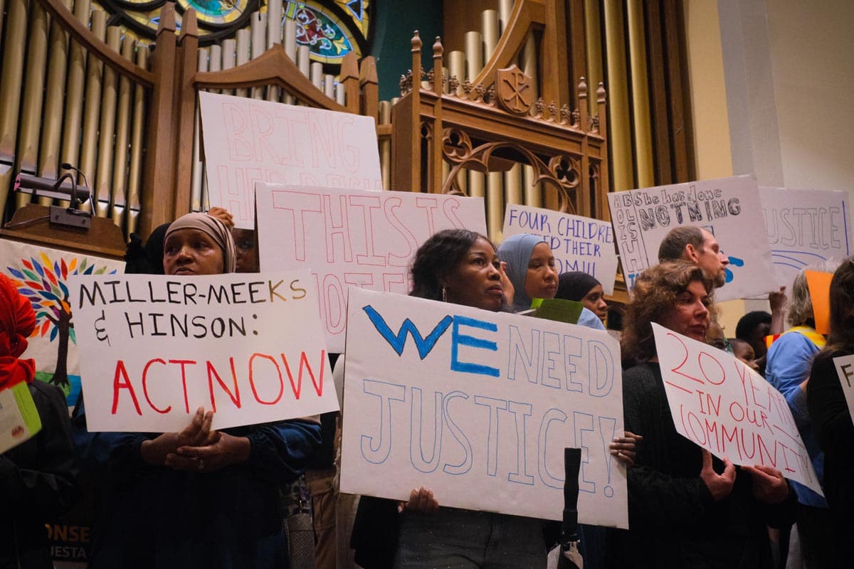 Hundreds rally to free Iowa City mother seized by ICE and facing third-country deportation; Miller-Meeks asks for stay from DHS