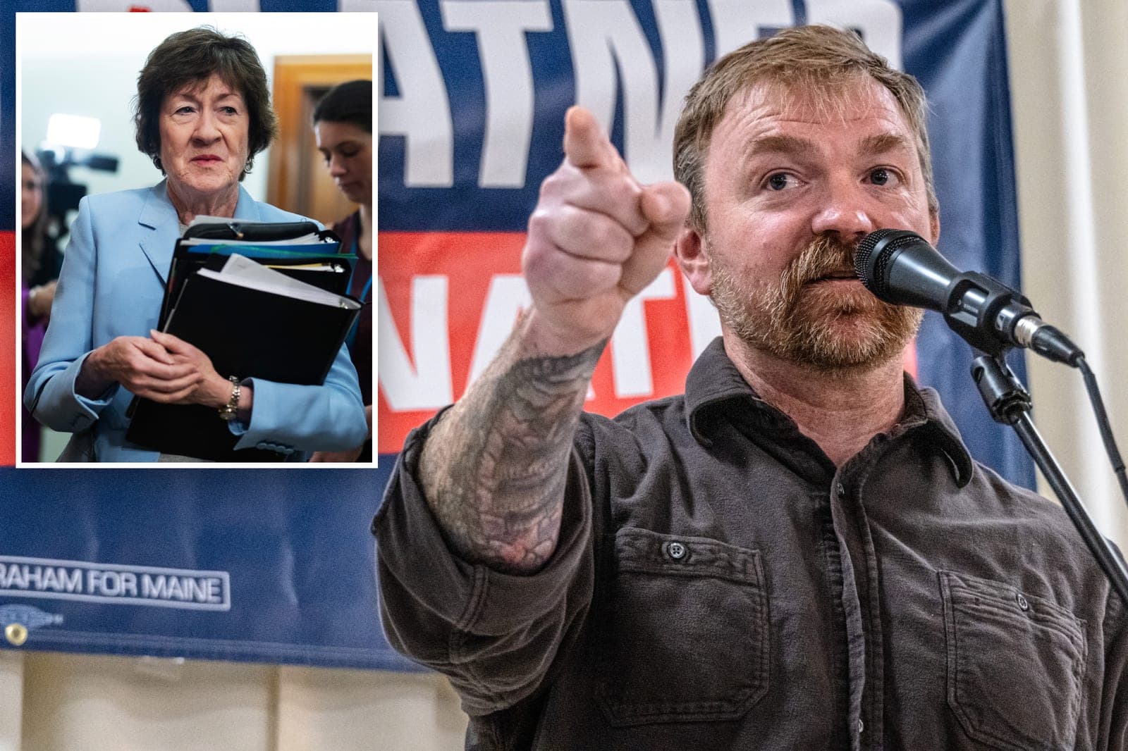 Nearly half of Maine voters say Graham Platner 'too extreme' as poll shows race with Sen. Susan Collins tightening