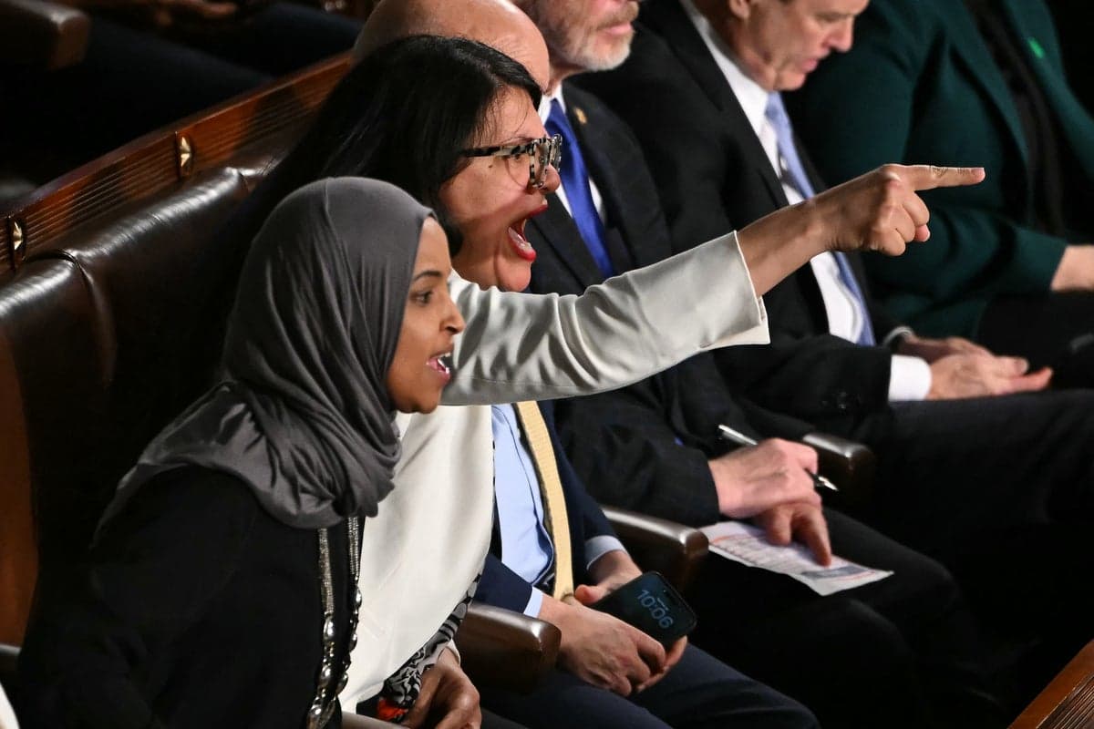 Midwest 'Squad' members shout down Trump during GOP's biggest State of the Union applause lines: 'You're killing Americans'