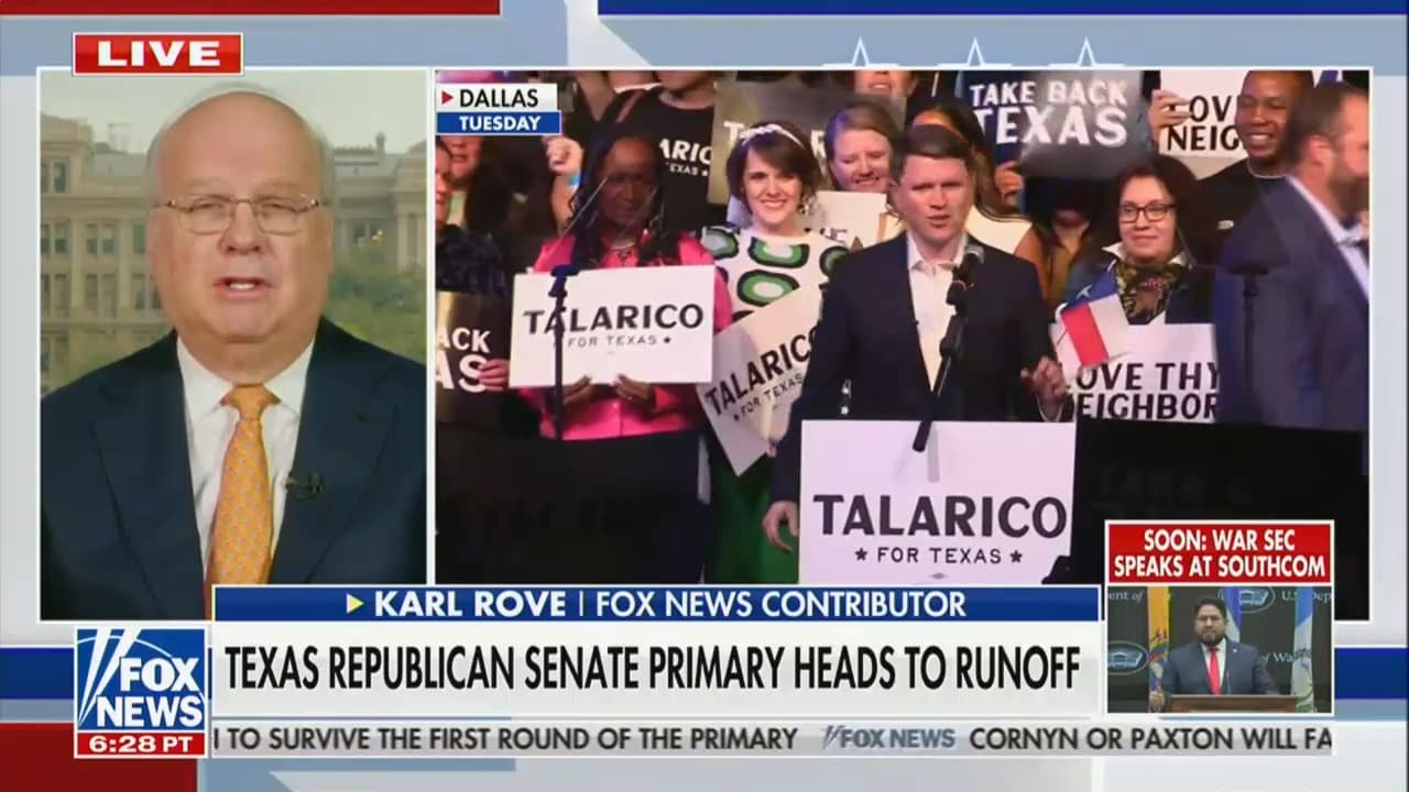 Karl Rove Declares Democrat James Talarico Could Pull Off Wild Upset in Texas