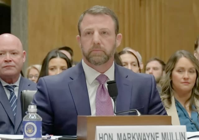 Senate Confirms Sen. Markwayne Mullin as DHS Secretary