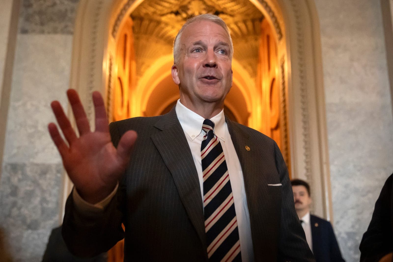 GOP Sen. Dan Sullivan draws an unusual opponent in Alaska's primary — and he's not happy about it