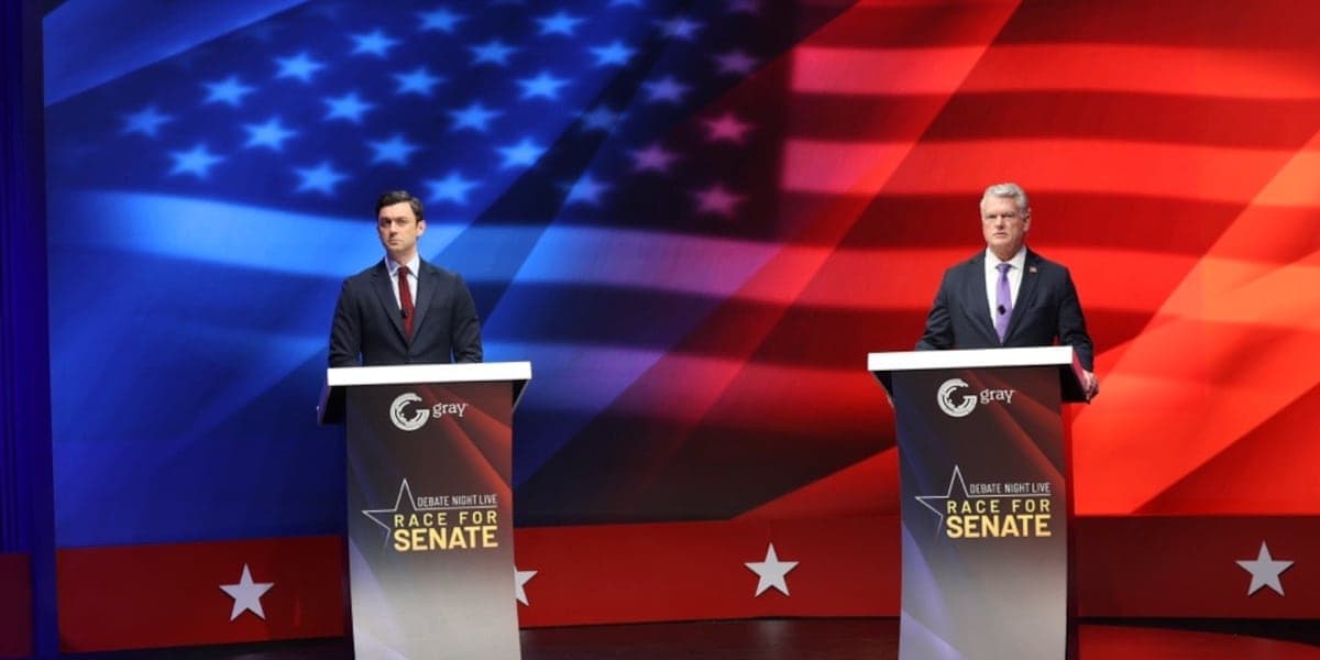 Sen. Jon Ossoff, Rep. Mike Collins meet in first Georgia Senate debate - Atlanta News First