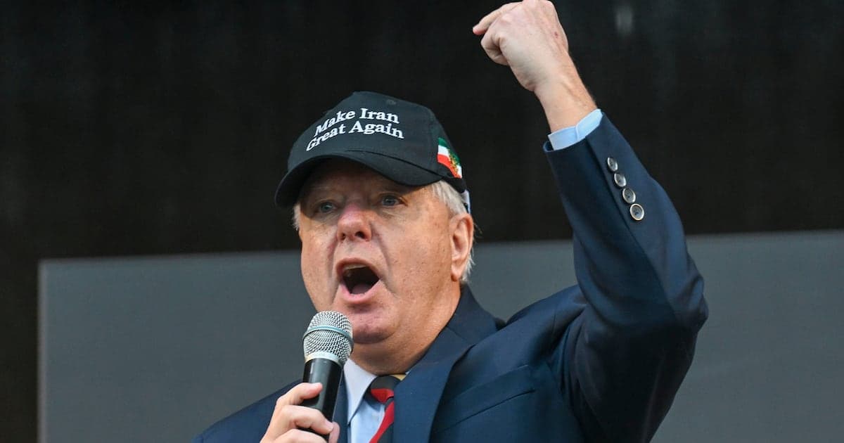 Trump's Top Suck-Up Lindsey Graham Thirsts Over Americans Dying in Iran