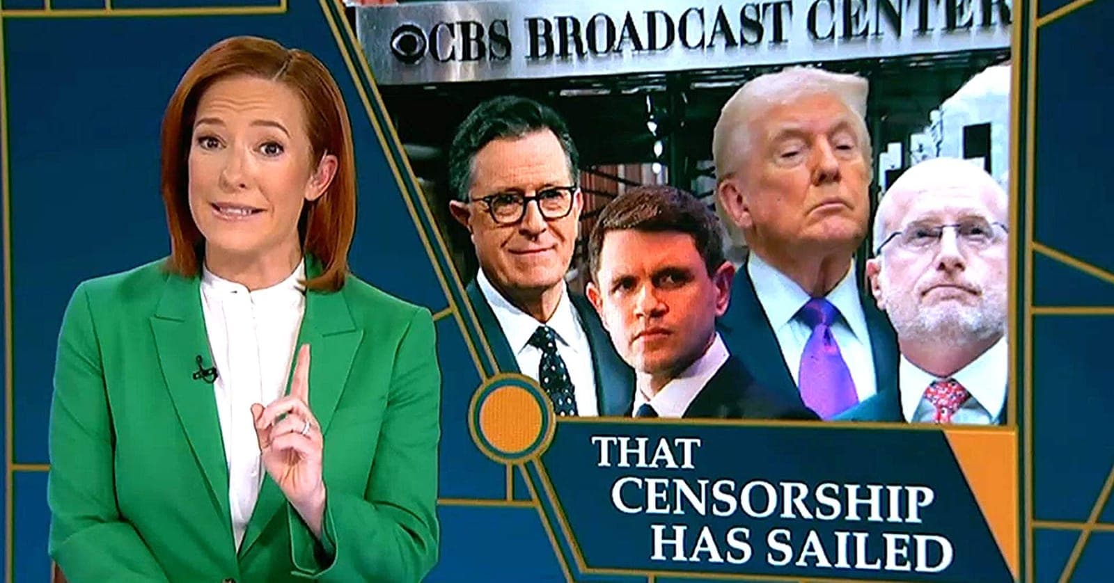 Jen Psaki Taunts Trump Over Banned Colbert Talarico Hit