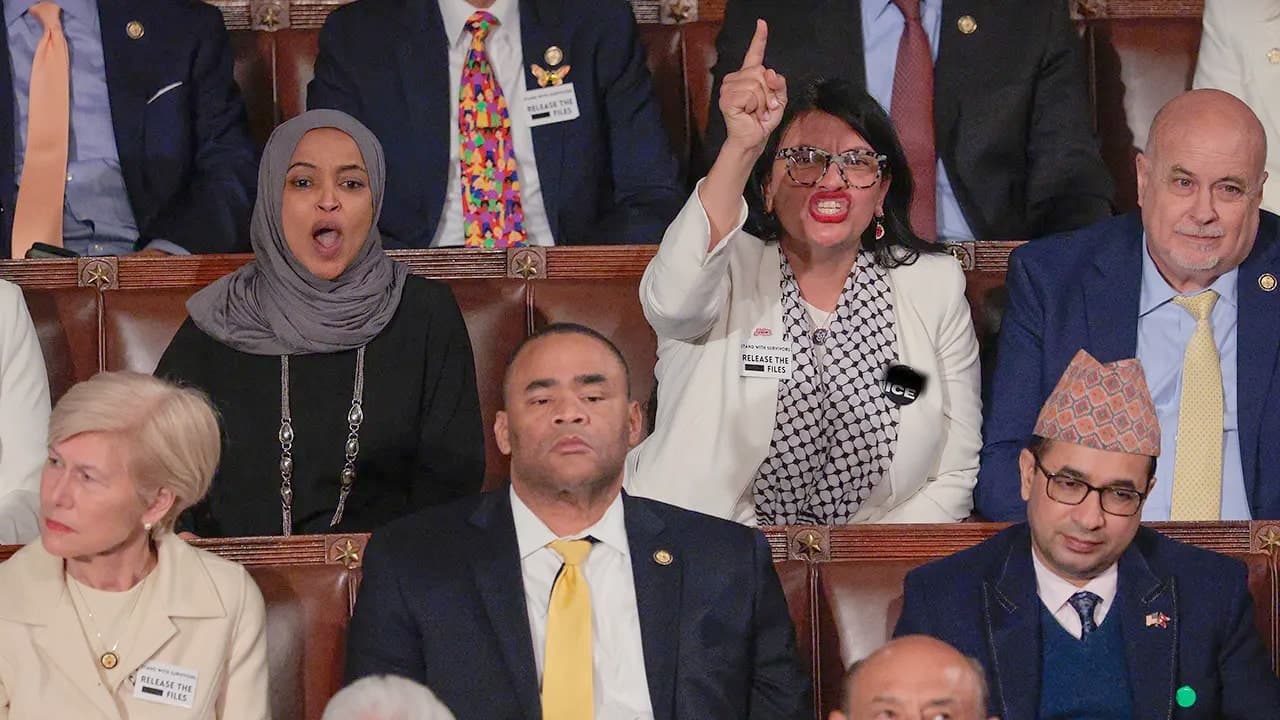 Rep Ilhan Omar defends her State of the Union outburst as 'unavoidable'