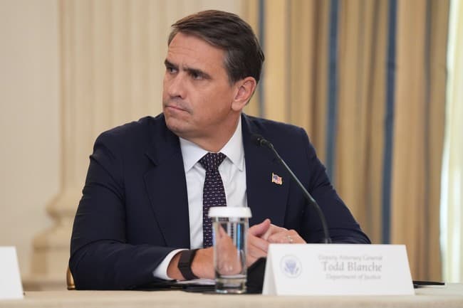 AG Nominee Todd Blanche Needed No Words to Properly Respond to Insults From America's Dumbest Senator