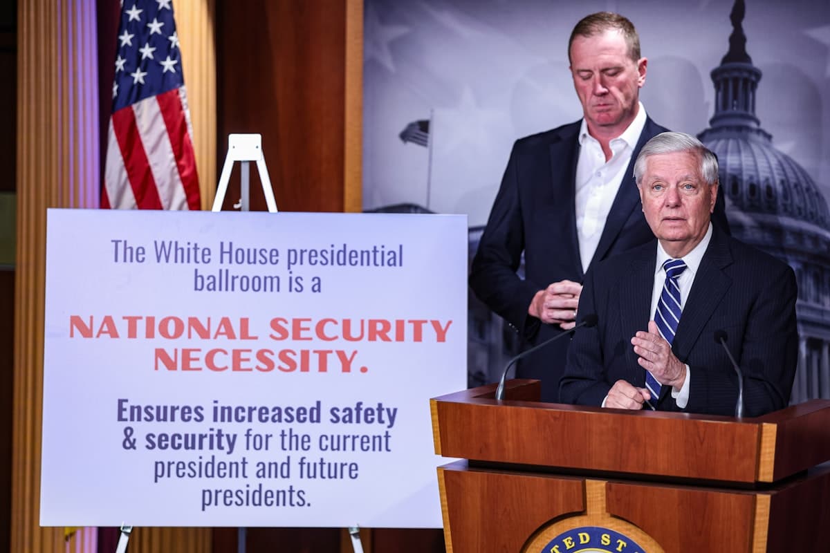 Lindsey Graham Freaks Out Over Brutal Fact-Check on Trump's Ballroom