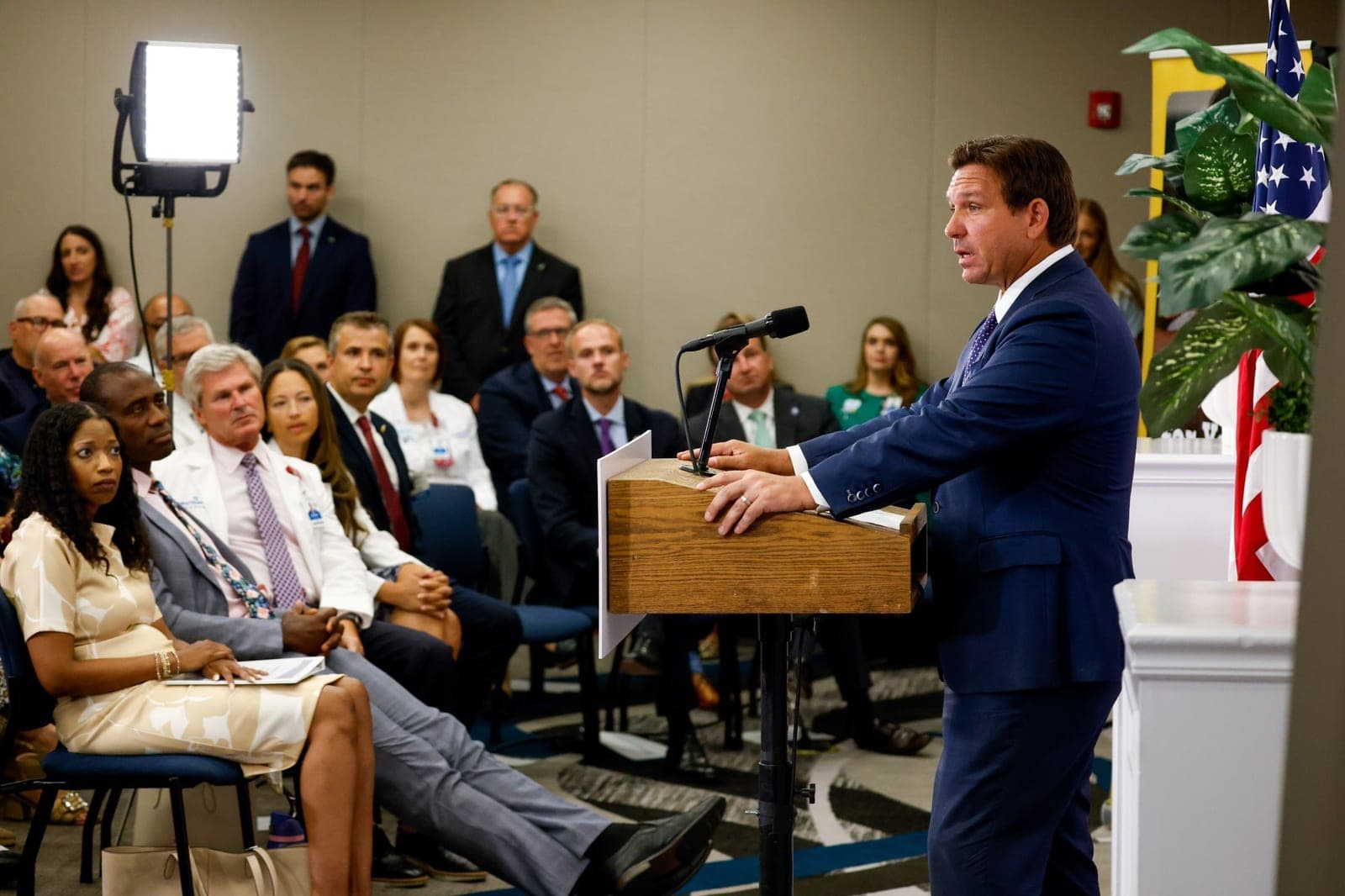 DeSantis criticizes Angie Nixon, supports Cory Mills' ouster