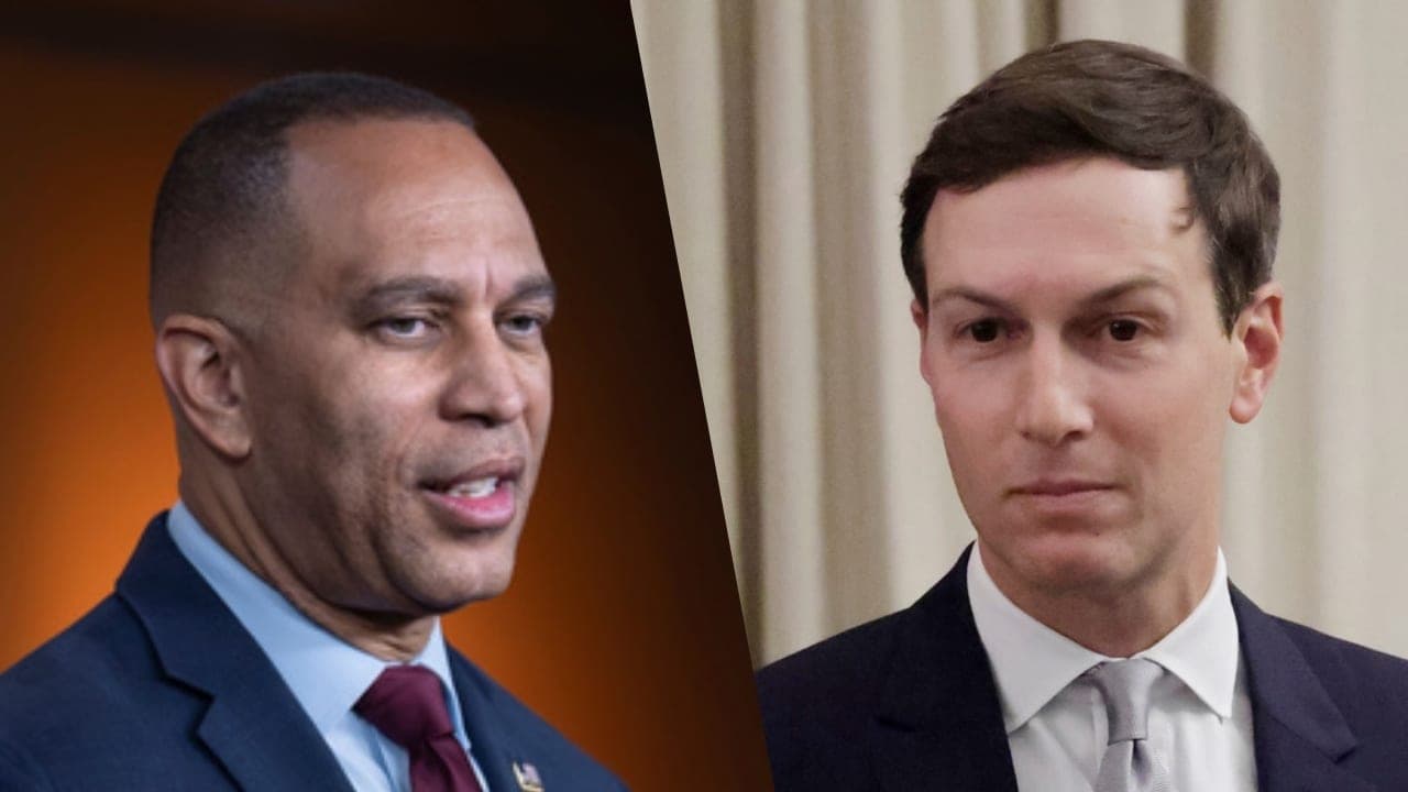 Jeffries defends himself following criticism for meeting with Jared Kushner