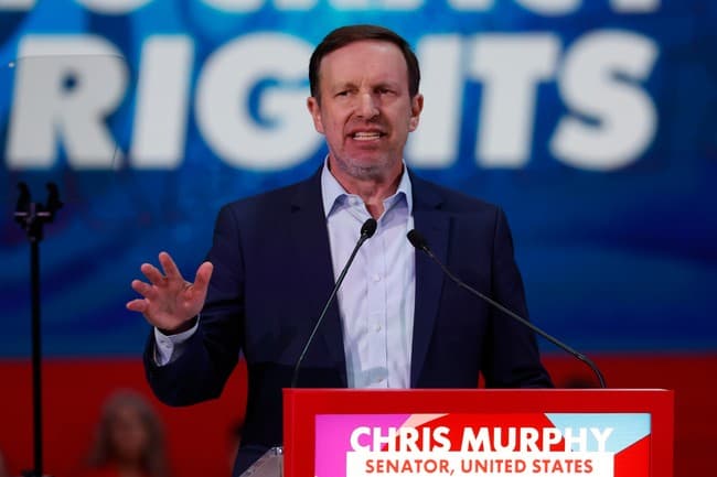 BAHAHA! WATCH Chris Murphy's Olympic-Level DODGE When Asked About Socialist Dem Who Called Biden a Rapist