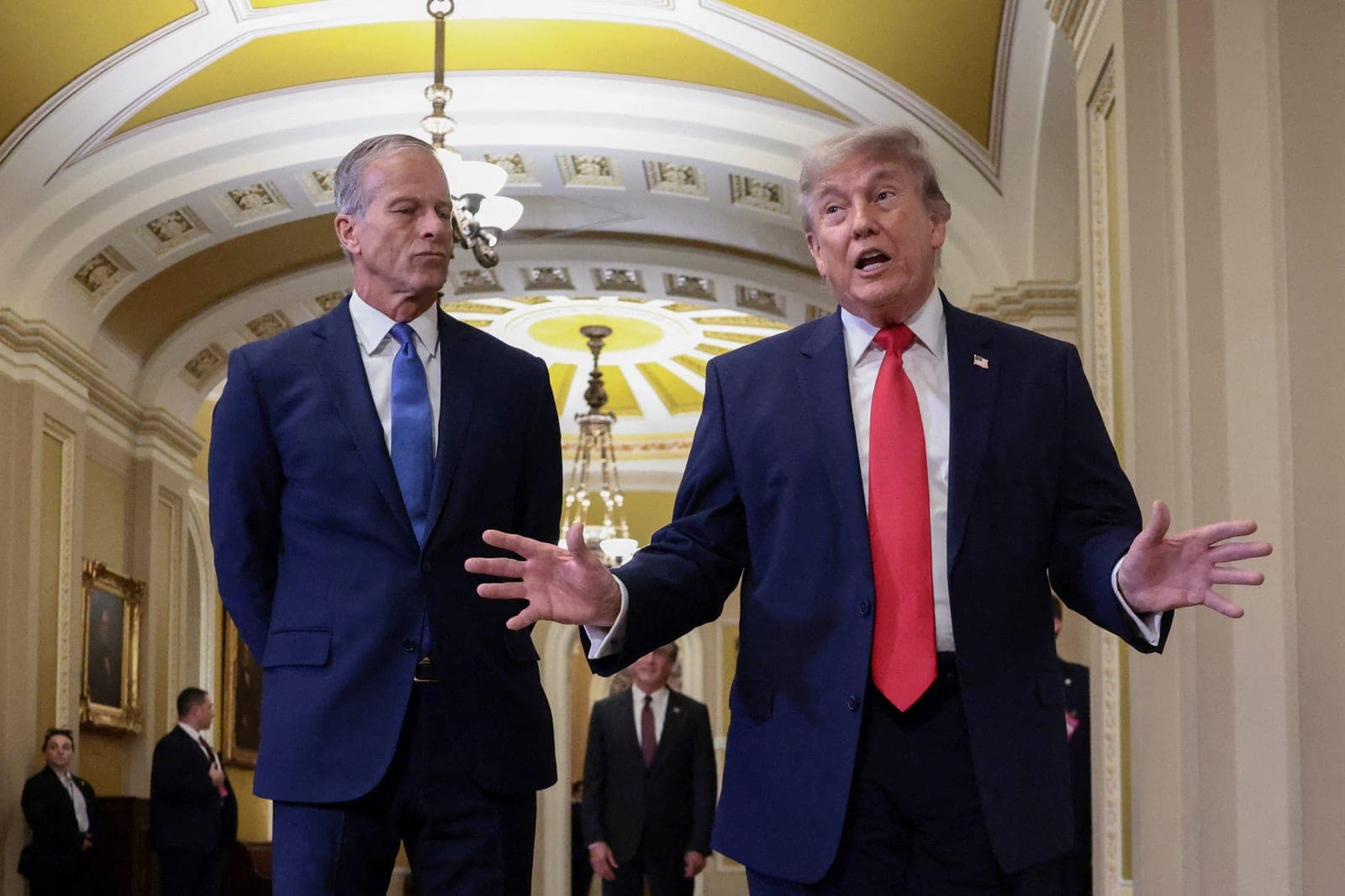 Trump's 'patience is running out' with John Thune, White House says