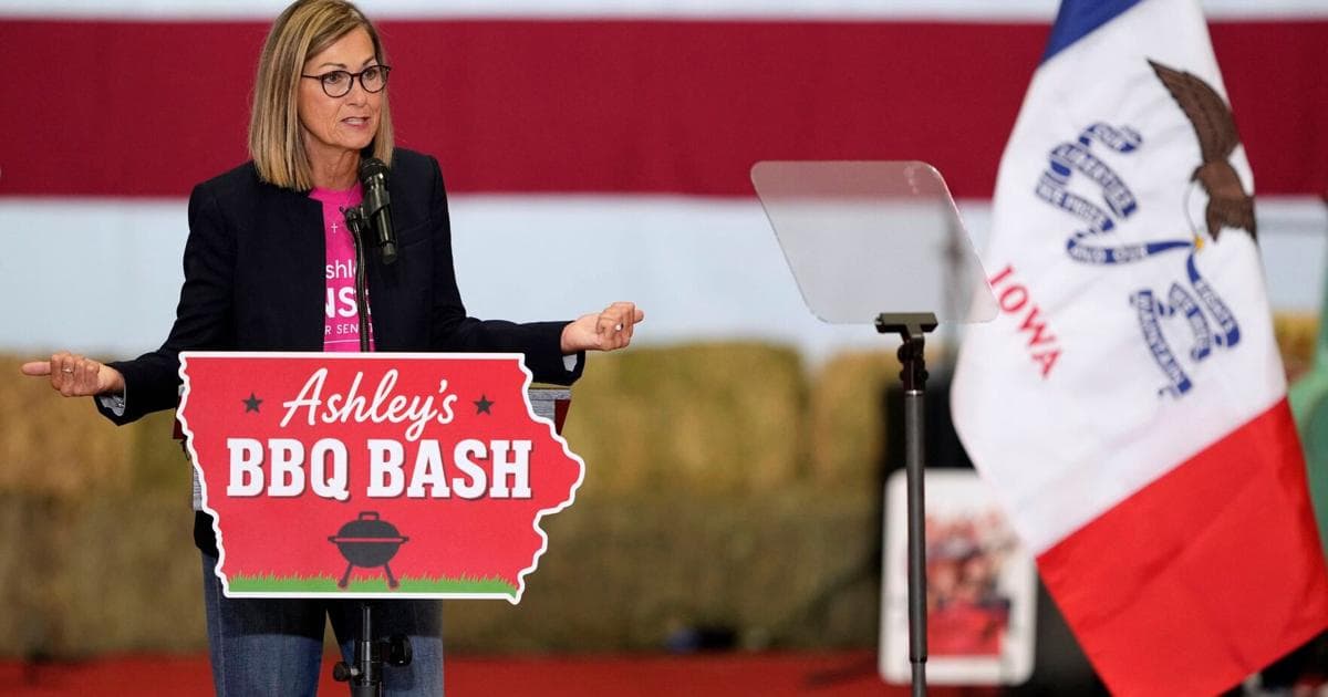 With a steel mill and campaign cash, Trump and GOP leaders launch an Iowa rescue mission