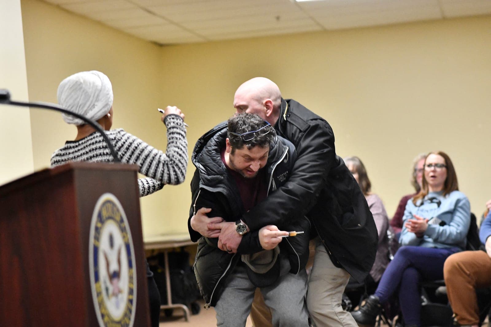 Man arrested in attack on Ilhan Omar has criminal history