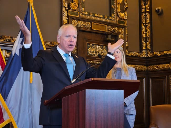Here's the Question That Really Got Under Tim Walz's Skin
