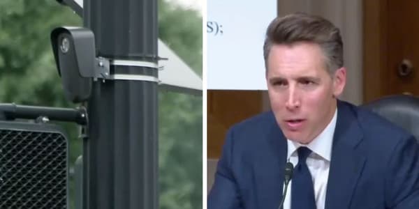 Hawley says Flock 'safety' cameras are creating a massive searchable database of people's public surveillance