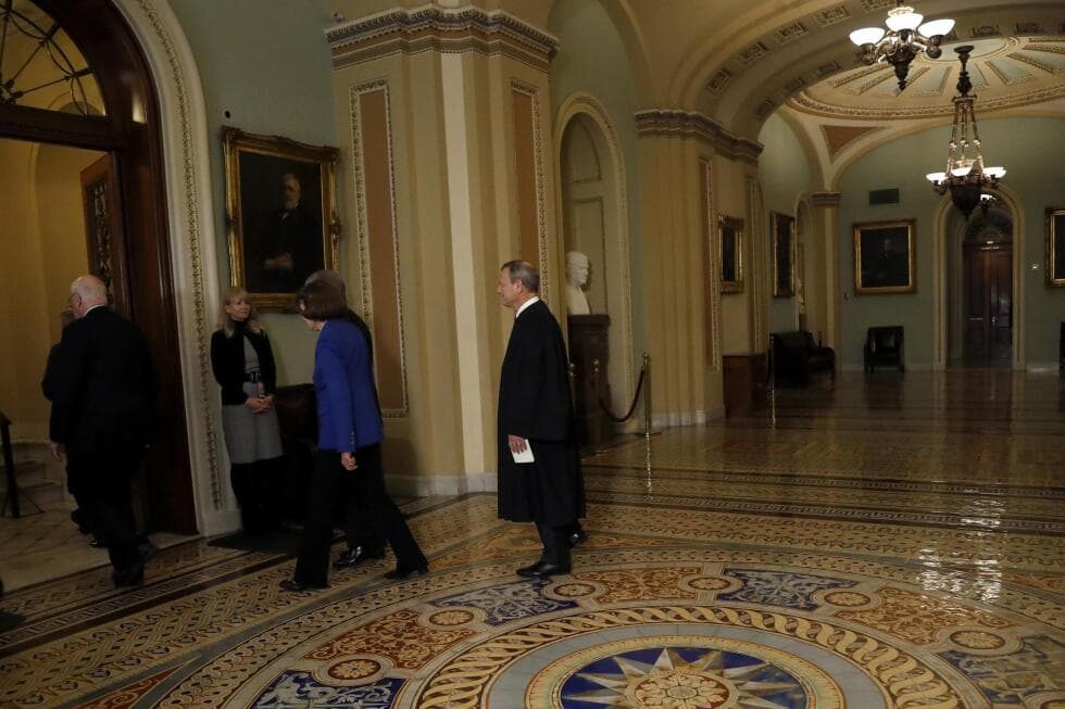 John Roberts likely to play modest role in impeachment trial - AP News