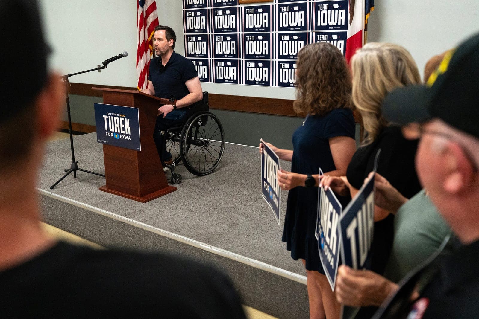 In key Iowa Senate race, Democrat Josh Turek leads Ashley Hinson-Poll