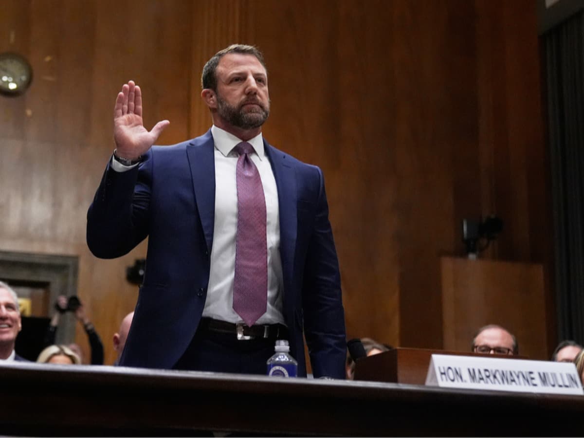 Oklahoma's Mullin makes his case as a steady hand for DHS but faces Senate pushback