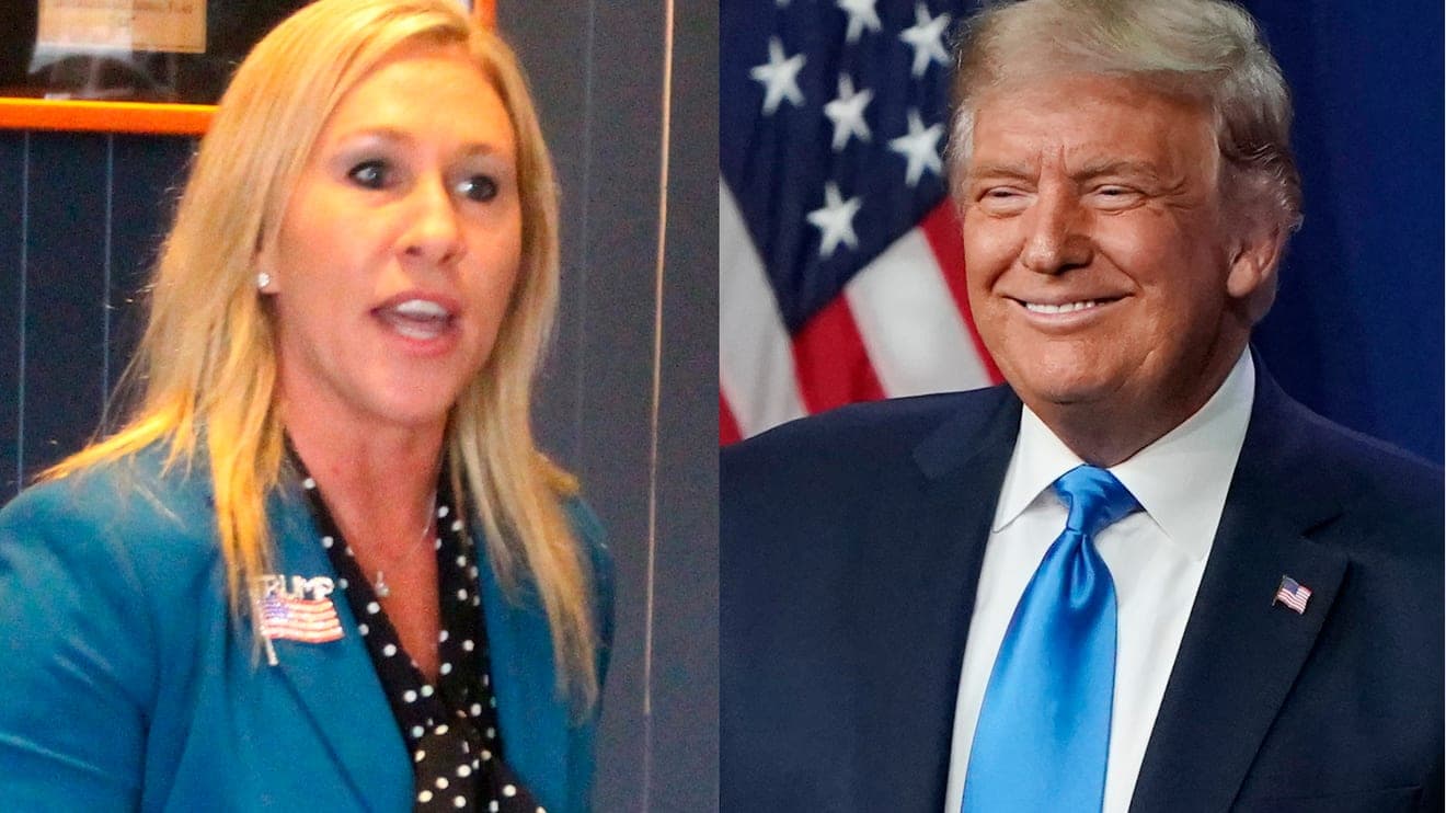 Rep. Greene responds to President Trump's withdrawal of support