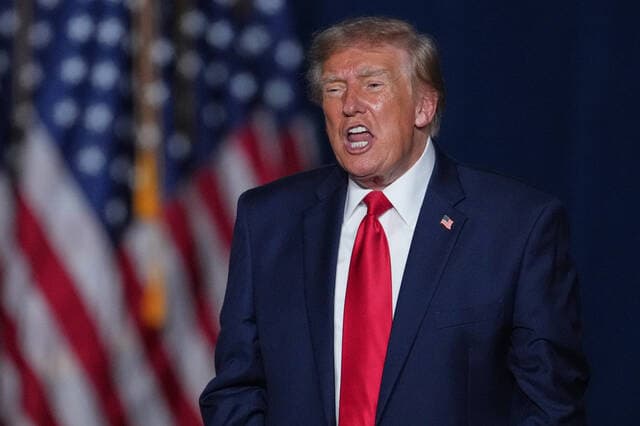 Trump interrupted by protesters as he fights to rally Texas voters behind Paxton in U.S. Senate race