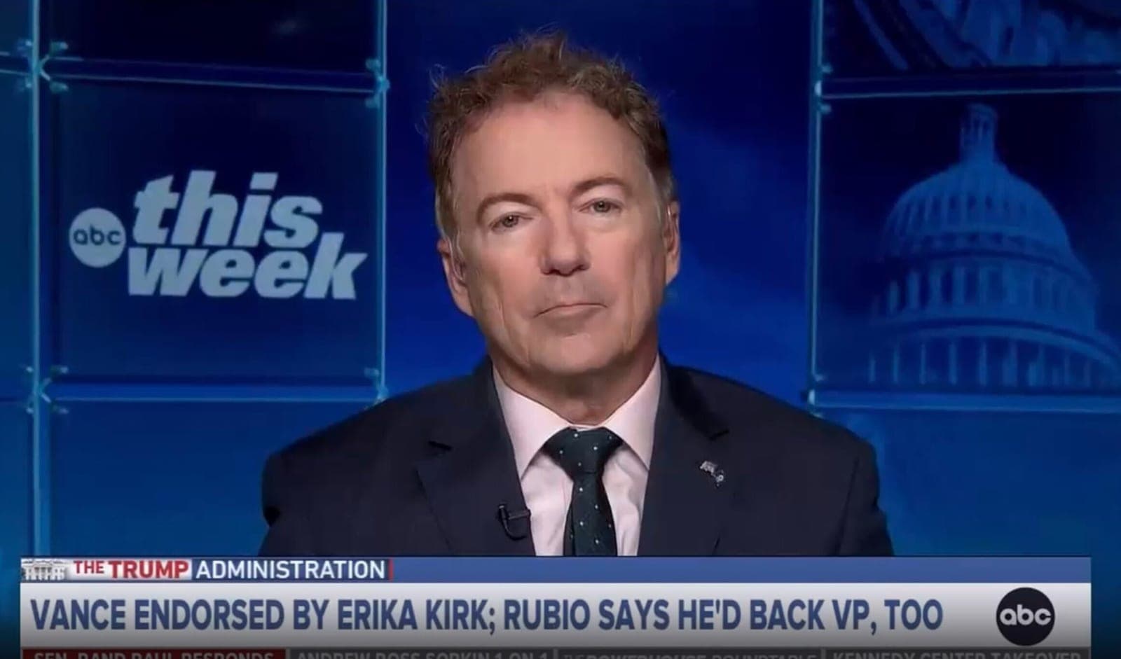 Rand Paul Flatly Rejects JD Vance as Trump's 'Heir Apparent'